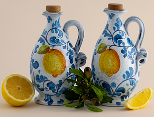 Italian Pottery - Cruets – FIORE Artisan Olive Oils & Vinegars