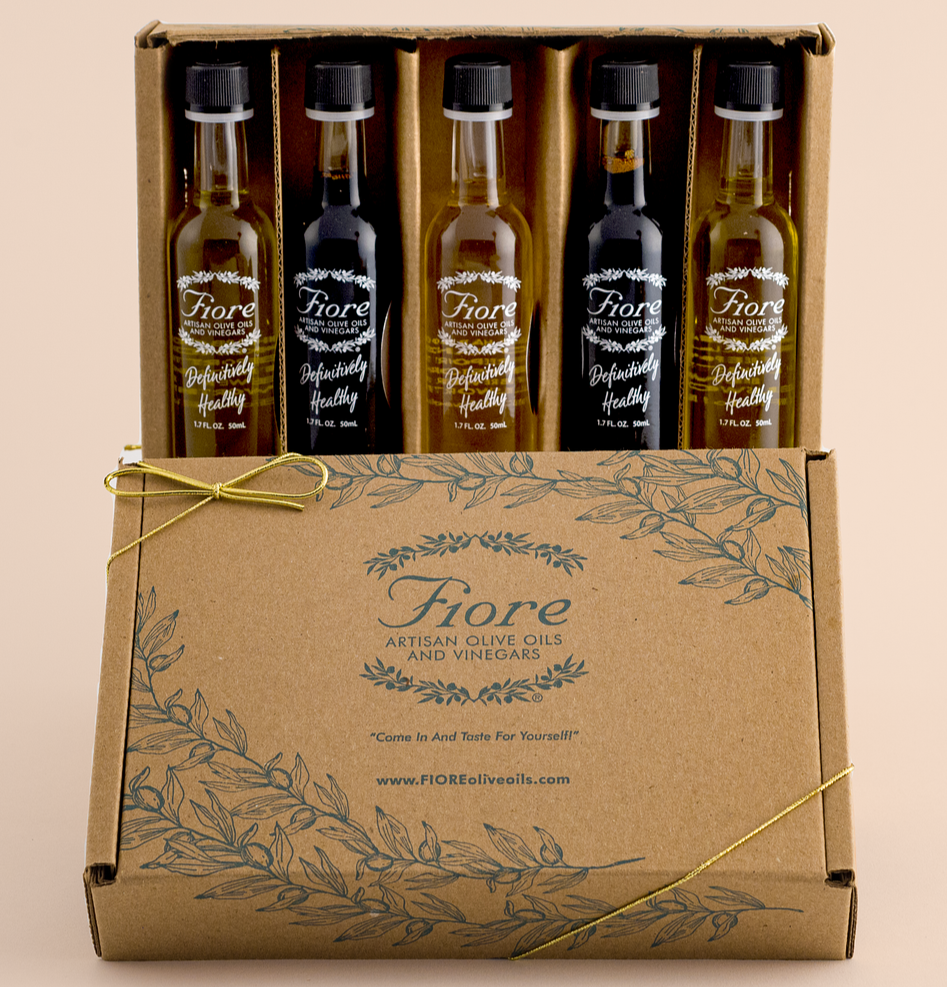 Gourmet FIORE Gift Pack – FIORE Artisan Olive Oils & Vinegars Gourmet FIORE Gift Pack – FIORE Artisan Olive Oils & Vinegars