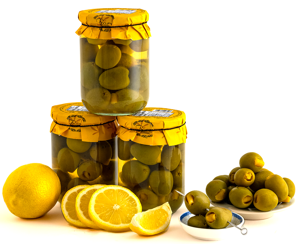 Lemon Stuffed Gordal Olives FIORE Artisan Olive Oils & Vinegars