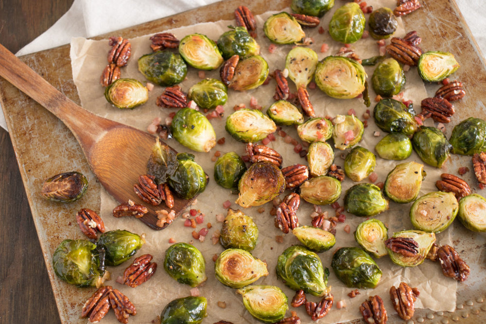 FIORE Brussels Sprouts with Bacon And Pecans