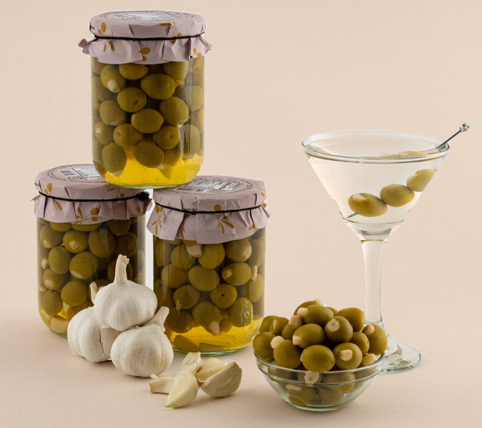 Garlic Stuffed Manzanillo Olives